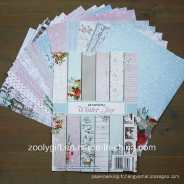 Collection de cartes de Noël Ensembles de papier A4 Scrapbooking Paper Pad A5 DIY Scrapbook Paper